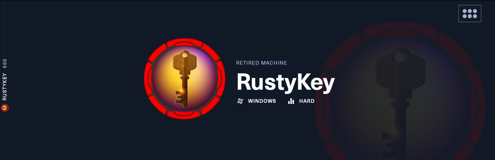 HackTheBox RustyKey Machine